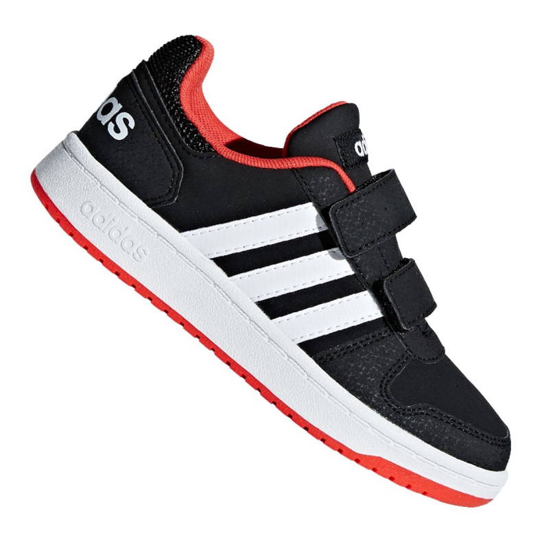 Scarpe adidas Hoops 2.0 Mfc C Jr B75960 bianca nero