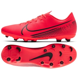 Nike Mercurial Vapor 13 Club Fg Mg M AT7968-606 scarpe da calcio multicolore arance e rosse