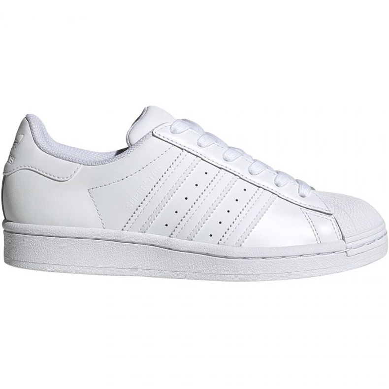 Scarpe da bambino Adidas Superstar J bianche EF5399 bianca