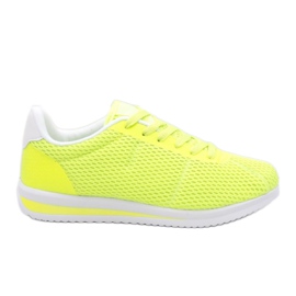 Scarpe sportive da donna verde fluo FXZ32-3