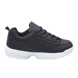 Scarpe sportive nere, sneakers DS2-1 nero