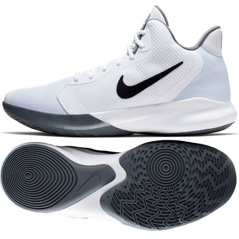 Scarpa Nike Precision Iii M AQ7495-100 bianca bianca