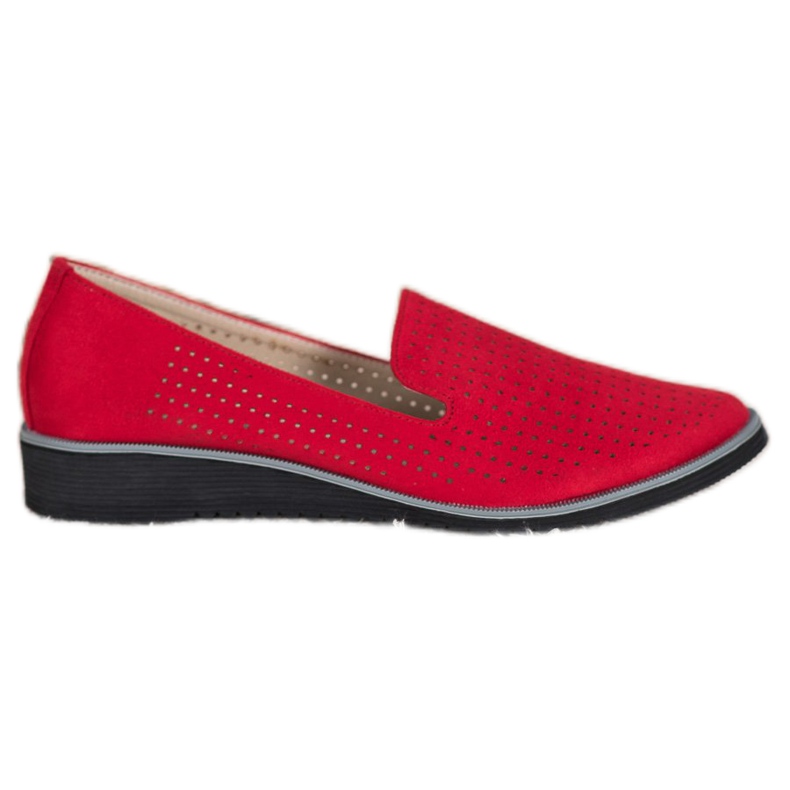 Goodin Signori traforati leggeri rosso