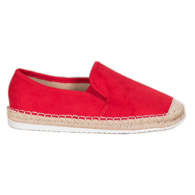 Goodin Espadrillas in camoscio rosso