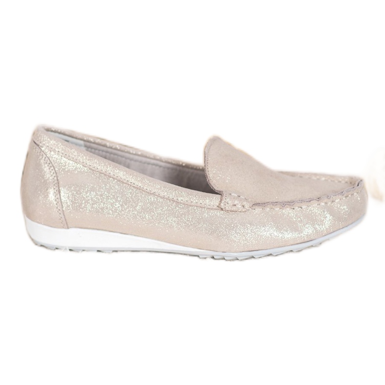 Goodin Mocassini Dorati Con Glitter d'oro