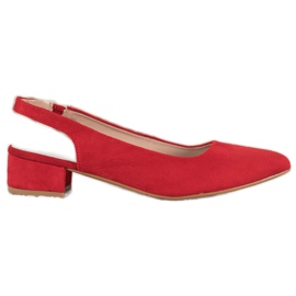 Goodin Décolleté Con Tacco Scoperto rosso