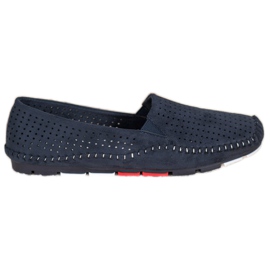 Goodin Scarpe slip-on traforate blu