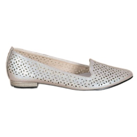 Goodin Ballerine con effetto olografico multicolore