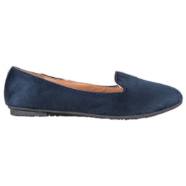 Clowse Signori classici in pelle scamosciata blu navy