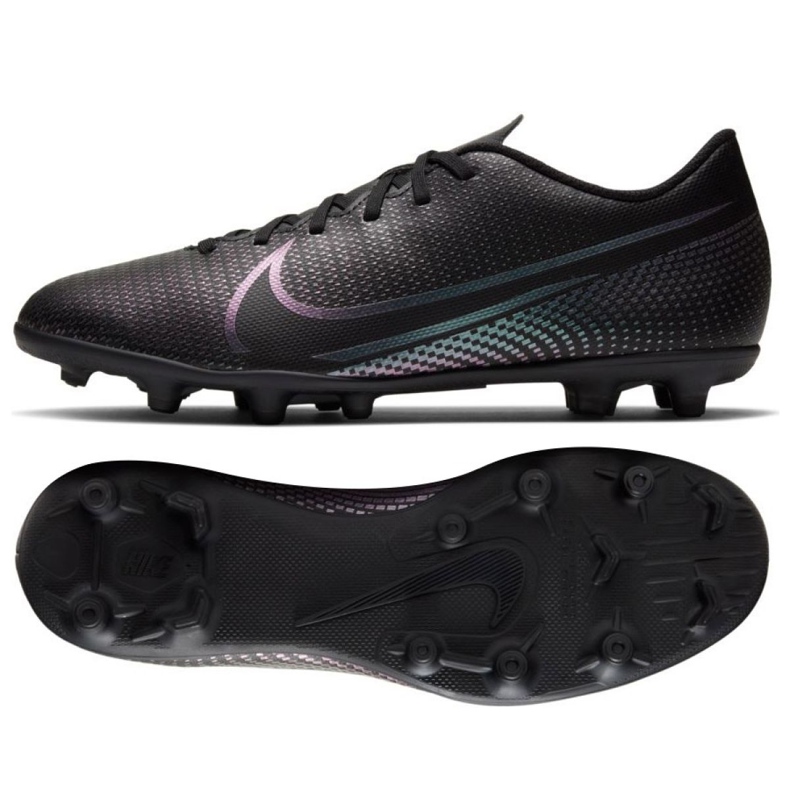 Nike Mercurial Vapor 13 Club Fg Mg M AT7968-010 scarpe da calcio multicolore nero
