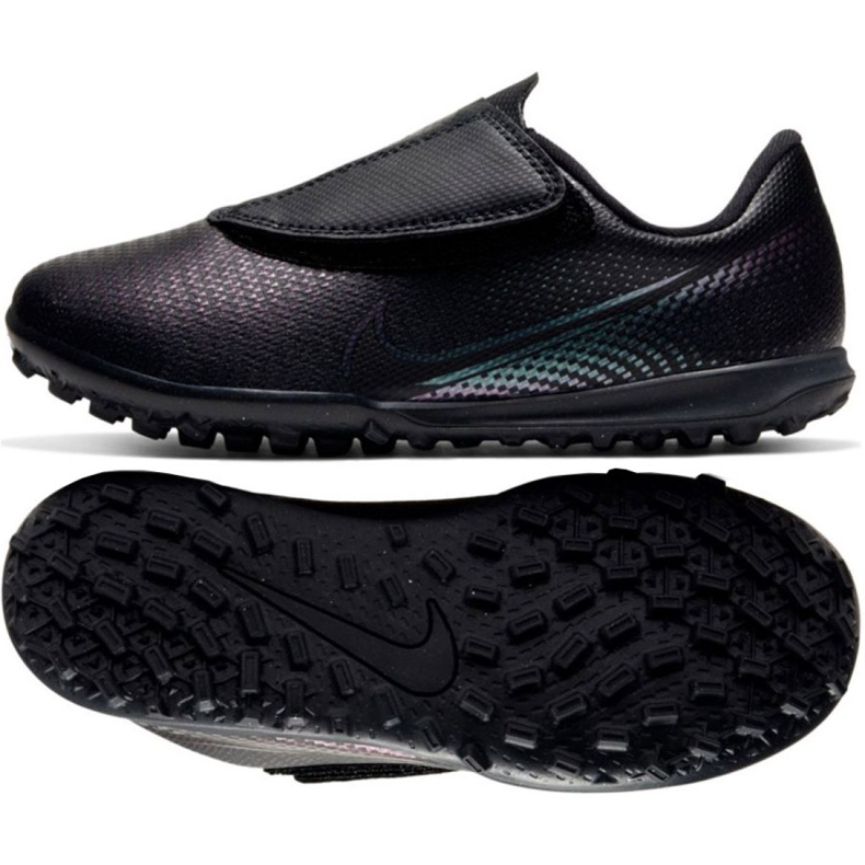 Nike Mercurial Vapor 13 Club Tf Ps (V) Jr AT8178-010 scarpe da calcio multicolore nero