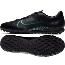 Nike Mercurial Vapor 13 Club Tf M AT7999-010 scarpe da calcio multicolore nero