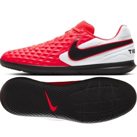Scarpe indoor Nike Tiempo Legend 8 Club Ic M AT6110-606 multicolore arance e rossi