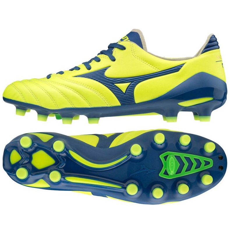 Scarpe da calcio Mizuno Morelia Neo Ii Md M P1GA205325 multicolore gialli