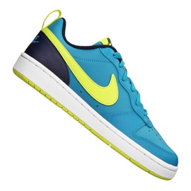 Nike Court Borough Low 2 Jr BQ5448-400 scarpe blu