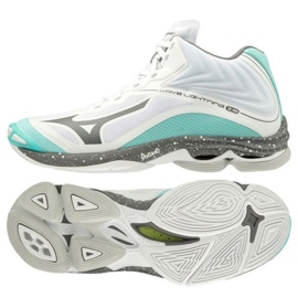 Mizuno Wave Lightning Z6 W V1GC200532 scarpe da pallavolo multicolore bianco