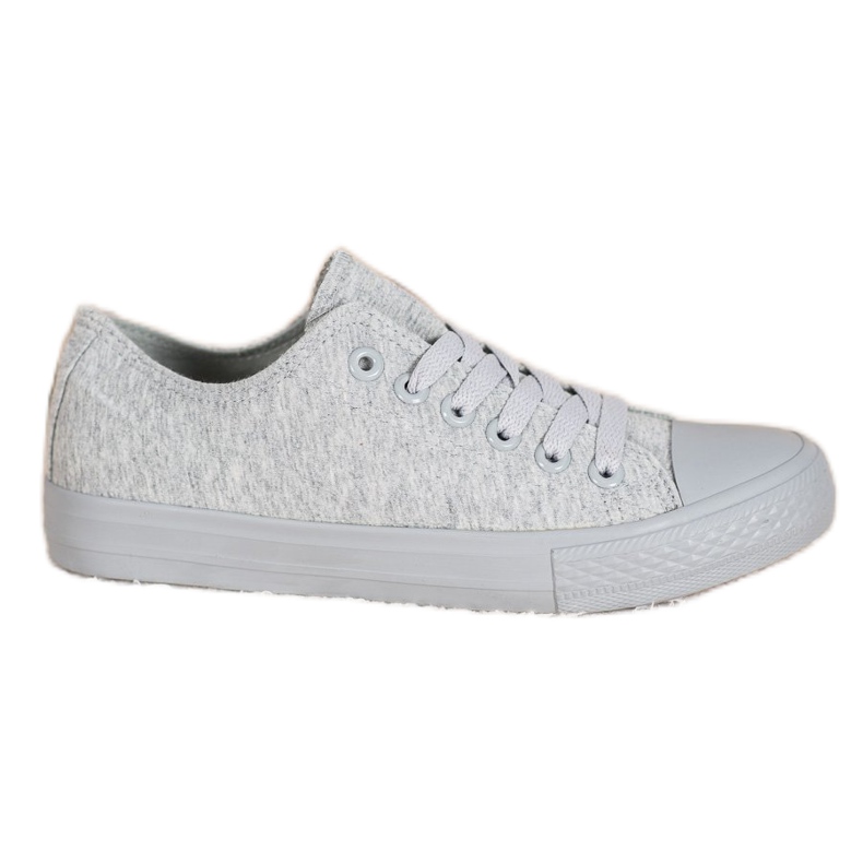 SHELOVET Sneakers in tessuto grigio