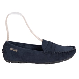 Goodin Mocassini classici in tessuto blu navy