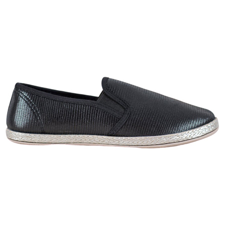 SHELOVET Scarpe Slip On lucide nero