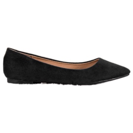 SHELOVET Ballerina In Spitz nero