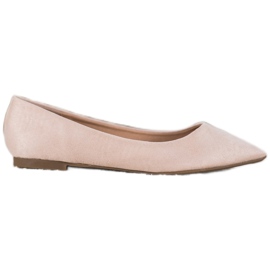 SHELOVET Ballerina In Spitz marrone