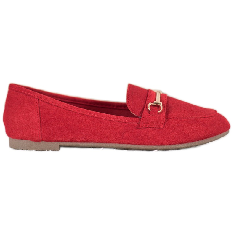 Bestelle Mocassini eleganti con ornamento rosso