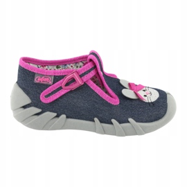 Scarpe per bambini Befado 110P379 blu navy rosa