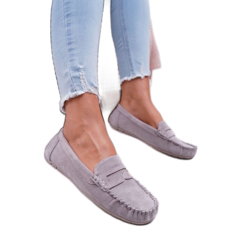SEA Mocassini da donna grigi T348 grigio