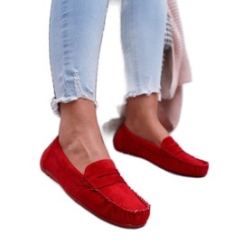 SEA Mocassini rossi da donna T348 rosso