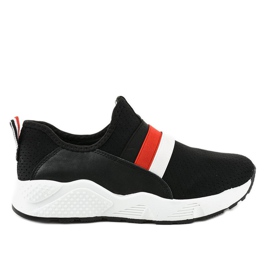 Scarpe slip-on sportive nere NB256P-1 nero