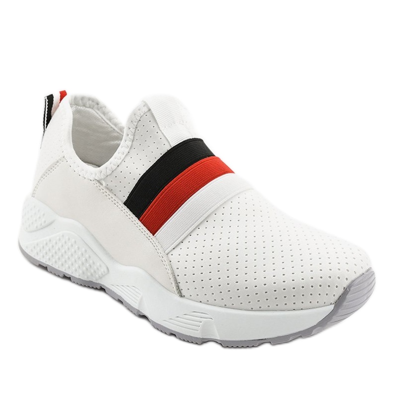 Scarpe slip-on sportive bianche NB256P-1 bianca