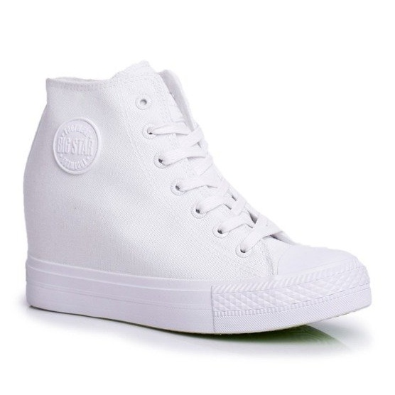 Sneakers bianche sulla piattaforma Big Star FF274A192 bianca