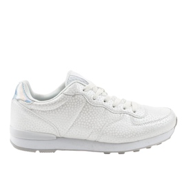 Scarpe sportive da uomo bianche 5535-1 bianca