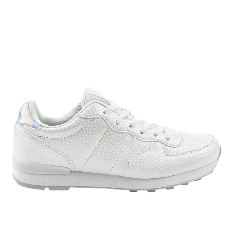 Scarpe sportive da uomo bianche 5535-1 bianca