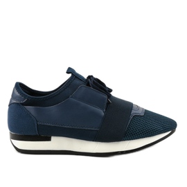 Scarpe sportive da uomo blu navy B18-101