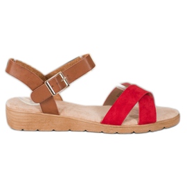 SHELOVET Sandali alla moda rosso