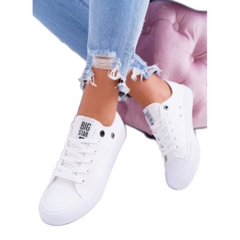 Sneakers da donna bianche Big Star AA274010 bianco