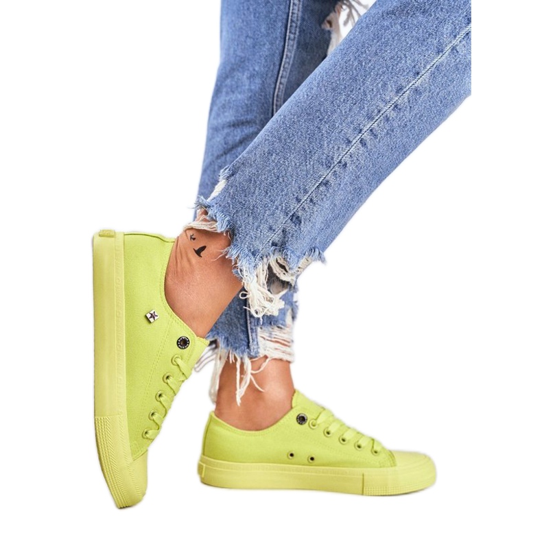 Sneakers da donna gialle Big Star AA274012 giallo