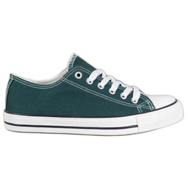 Bona Scarpe da ginnastica sportive verde