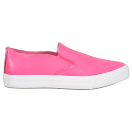 Bona Scarpe da ginnastica rosa slip-on