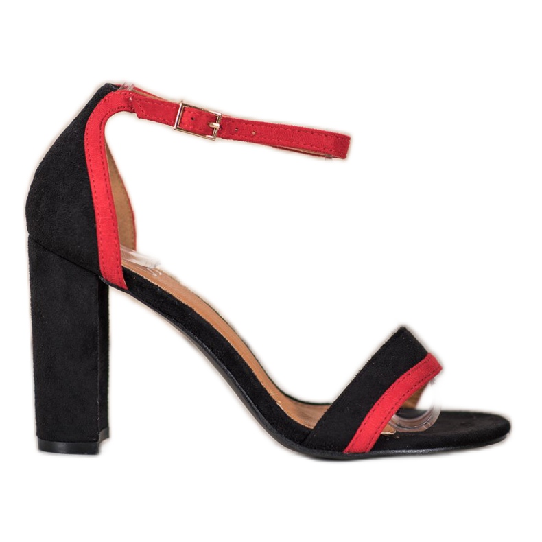 SHELOVET Sandali eleganti con tacco alto nero