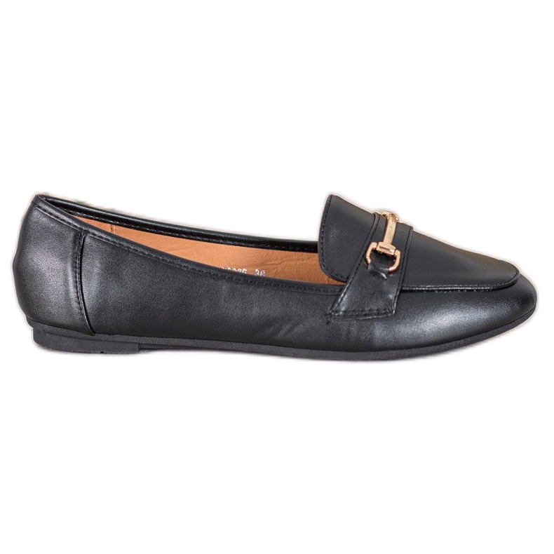 Fama Ballerina casual con ornamento nero