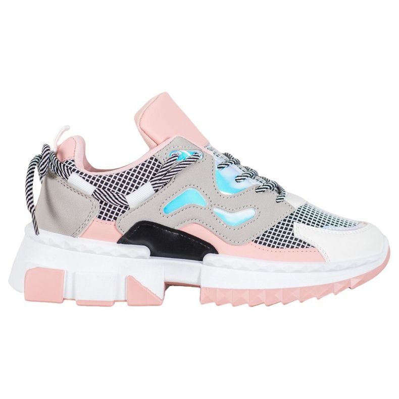 Seastar Sneakers alla moda con effetto olografico rosa multicolore