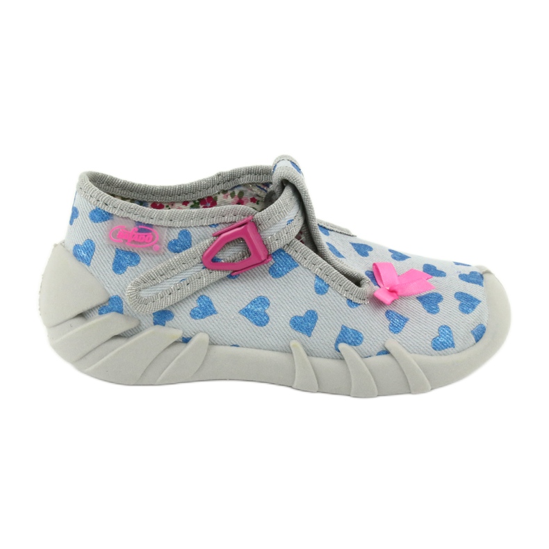 Scarpe per bambini Befado 110P380 blu rosa grigio