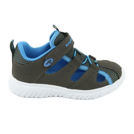 Sandali con velcro sul tallone KangaRoos 02058 grigio blu