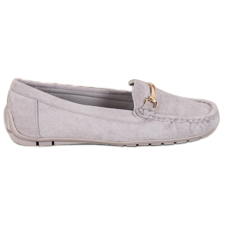 Seastar Mocassini eleganti in pelle scamosciata grigio