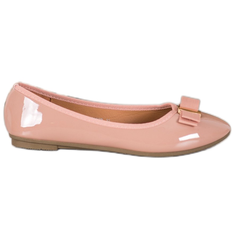 Fama Ballerina Laccata Con Fiocco rosa