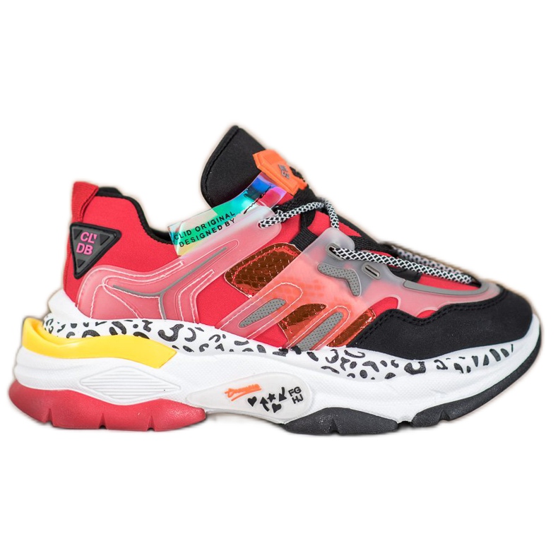 Seastar Scarpe da ginnastica alla moda rosso multicolore