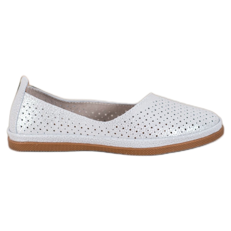 VINCEZA Slipons Broccato grigio