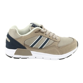 Scarpe sportive beige per bambini American Club BS10